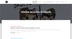 Desktop Screenshot of otroska-varnostna-olimpijada.com