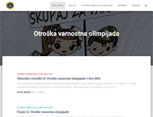 Tablet Screenshot of otroska-varnostna-olimpijada.com